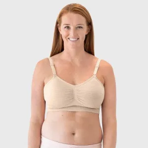 New - Kindred Bravely Women's Sublime Pumping   Nursing Hands Free Bra - Beige S