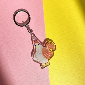 Nugget the Chicken Acrylic Keychain
