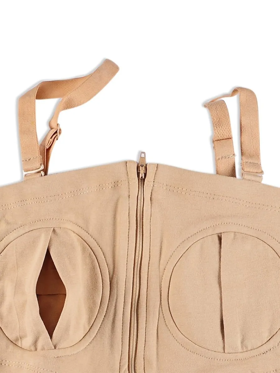 Nursing Pumping Bra Beige-Hand Free