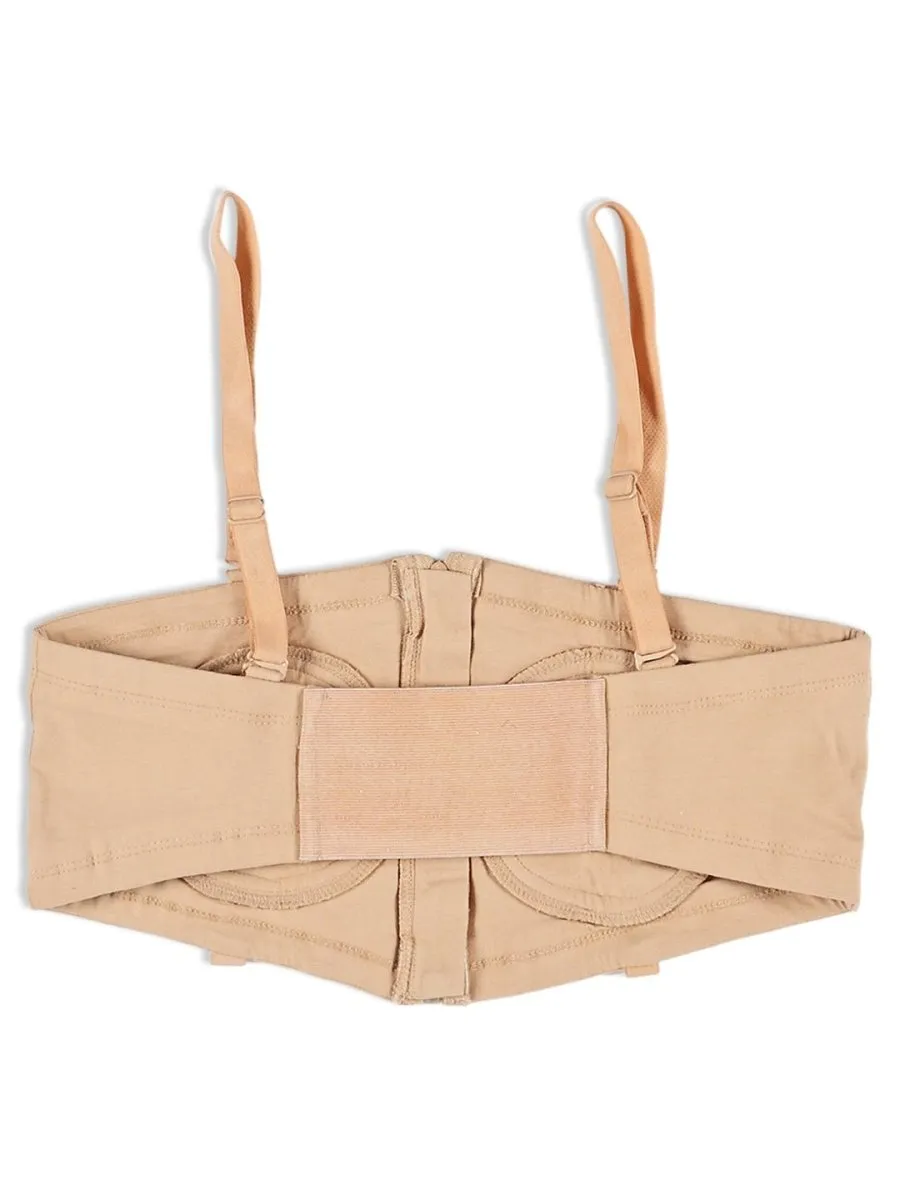 Nursing Pumping Bra Beige-Hand Free