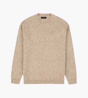 OS Crew Knit Natural Marle
