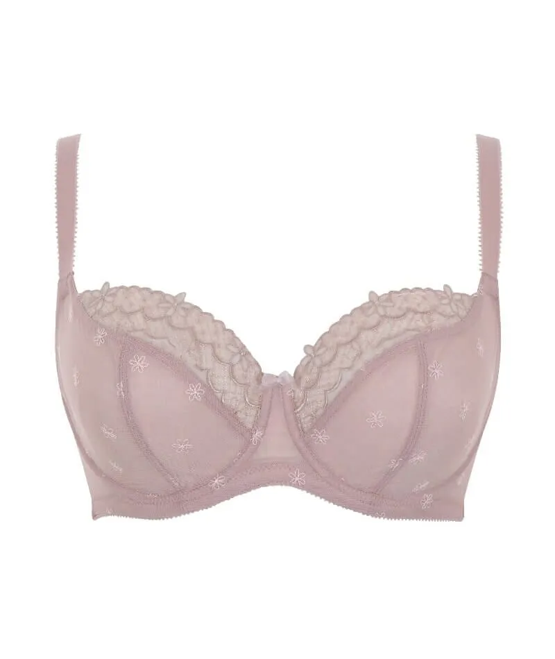 Panache Blossom Balconnet Bra - Taupe