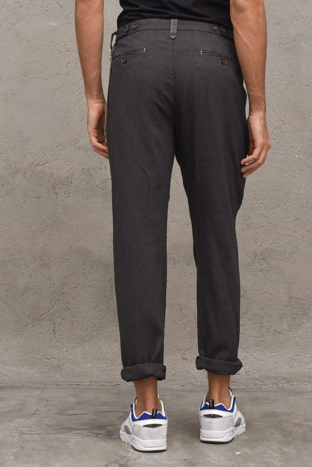 Pantalone Chinos Regular - Asfalto