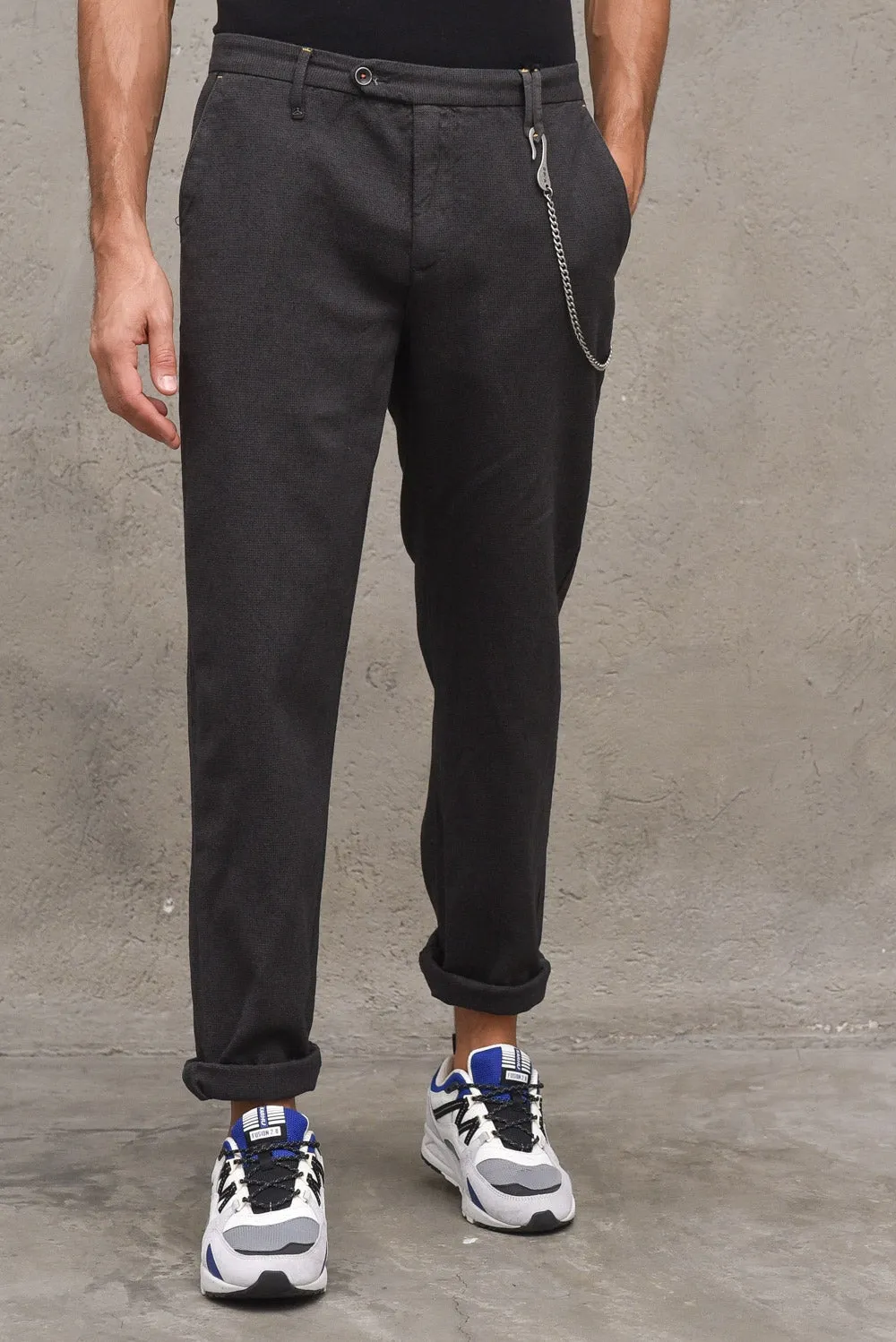 Pantalone Chinos Regular - Asfalto