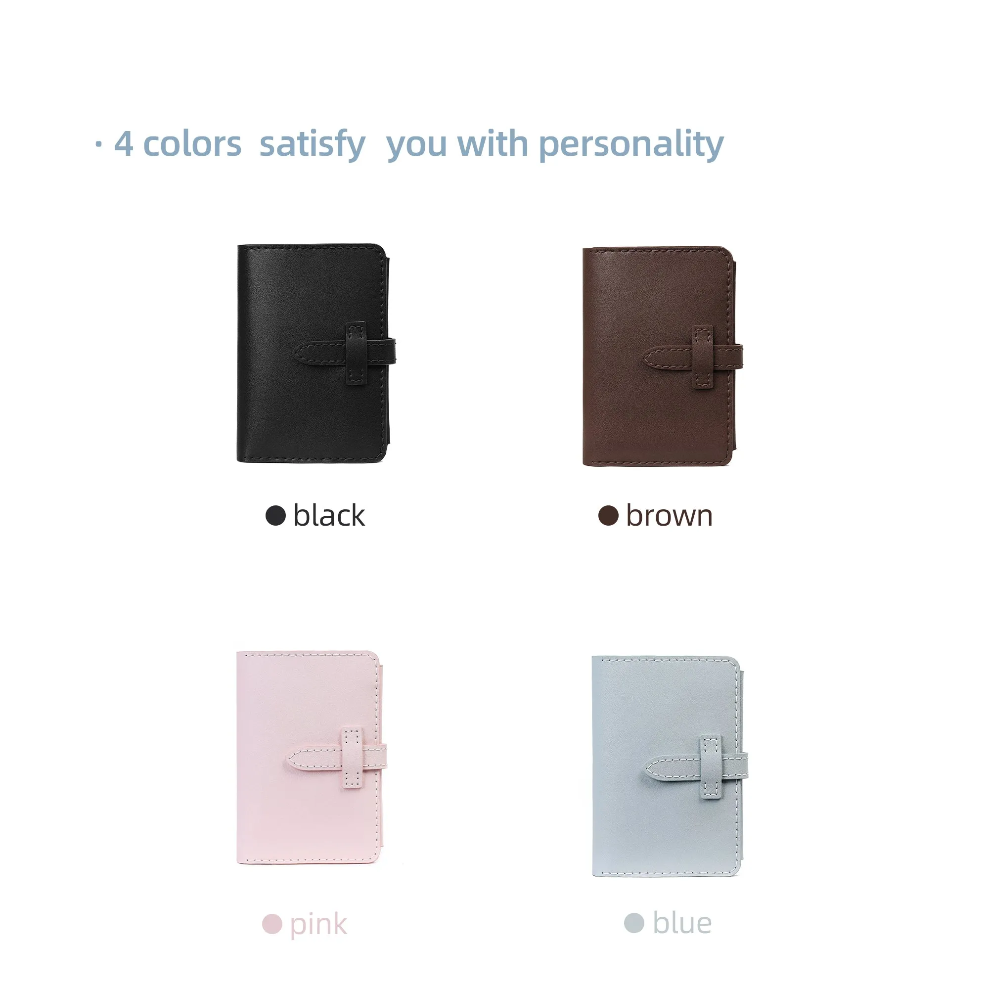 Passport Card Holder Leather Bag Kit