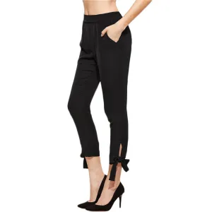 Pat Side Bow Skinny Pants