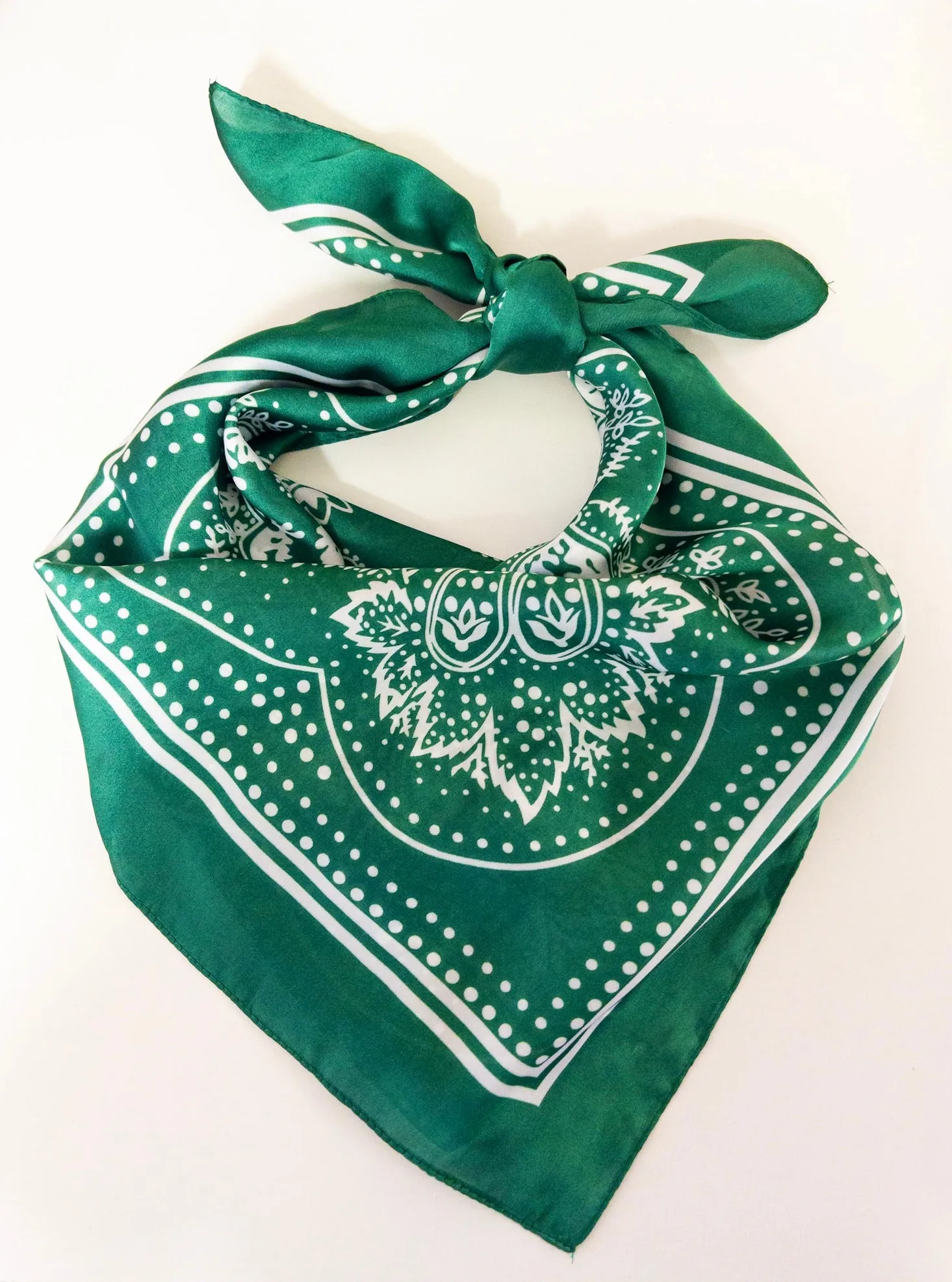 Patterned Silk Scarves