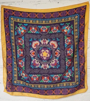 Patterned Silk Scarves