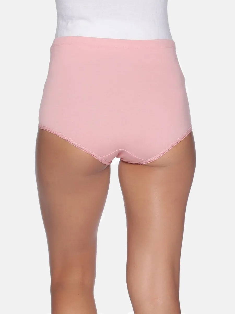Pink and Grey High Waist Maternity Panty and Front Open Bra