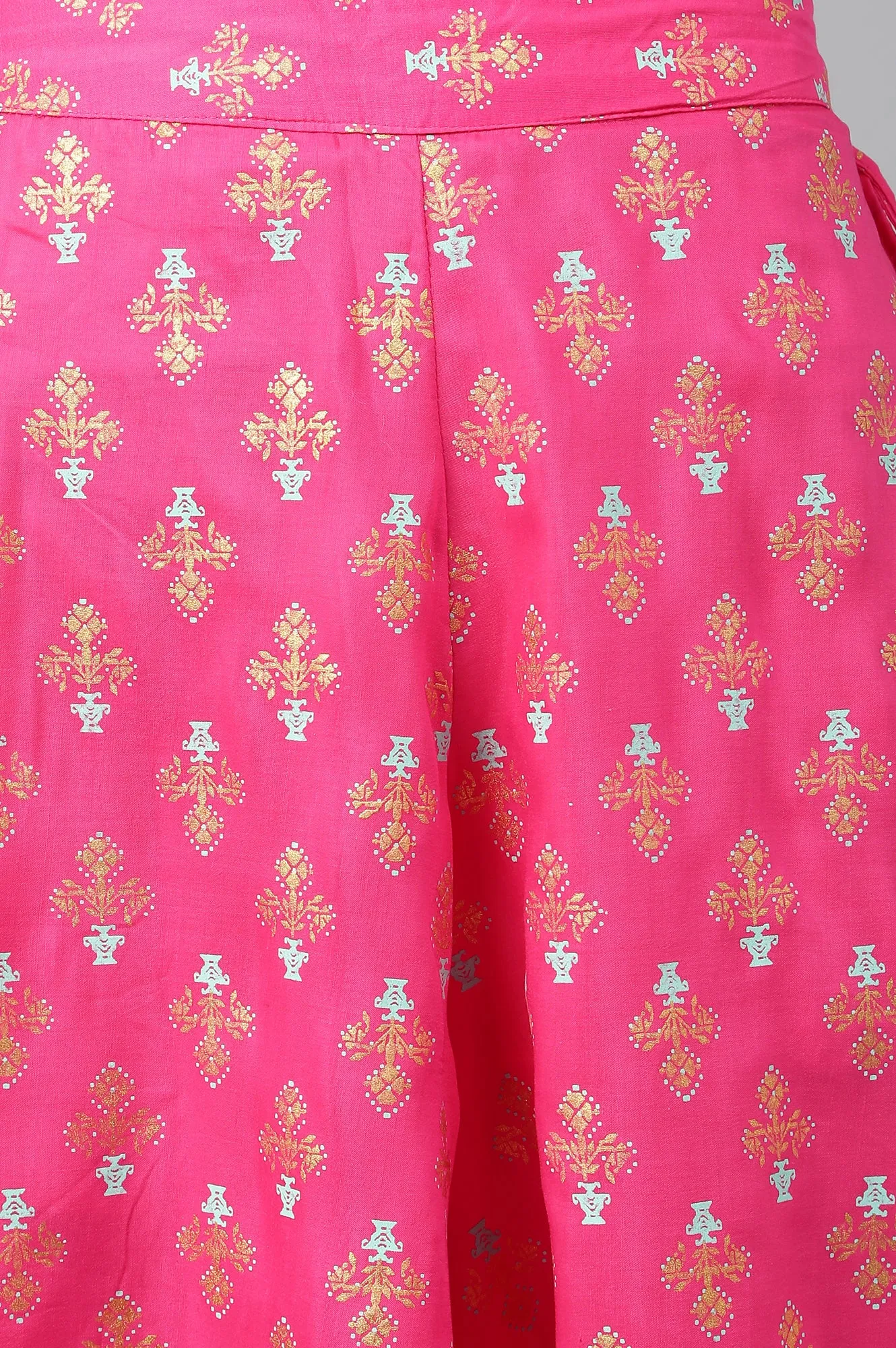 Pink Printed Culottes