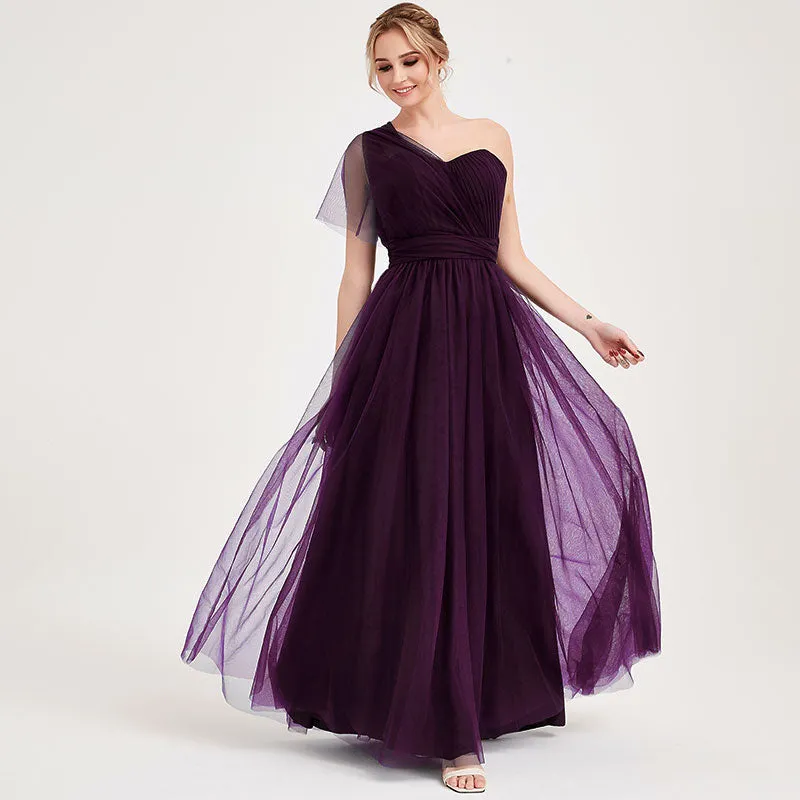 Plum MULTI WAY Sweetheart Tulle Bridesmaid Dress