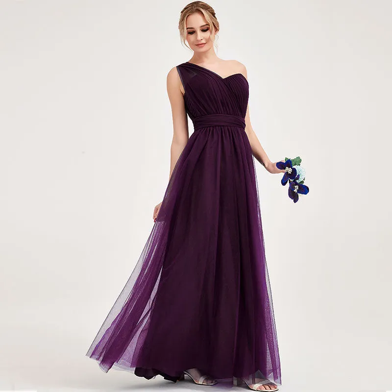 Plum MULTI WAY Sweetheart Tulle Bridesmaid Dress