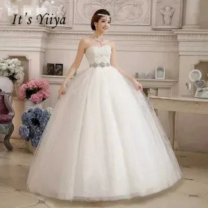 Plus size Sequins Red White Wedding Dresses Bride