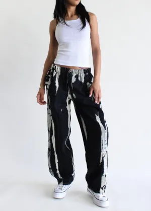 RCYCLD Bleach Splatter Denim Pants