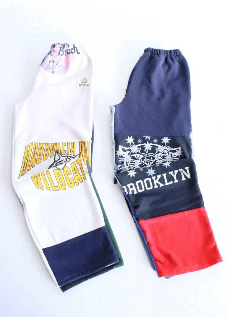 RCYCLD Sweatshirt Pieced Pants