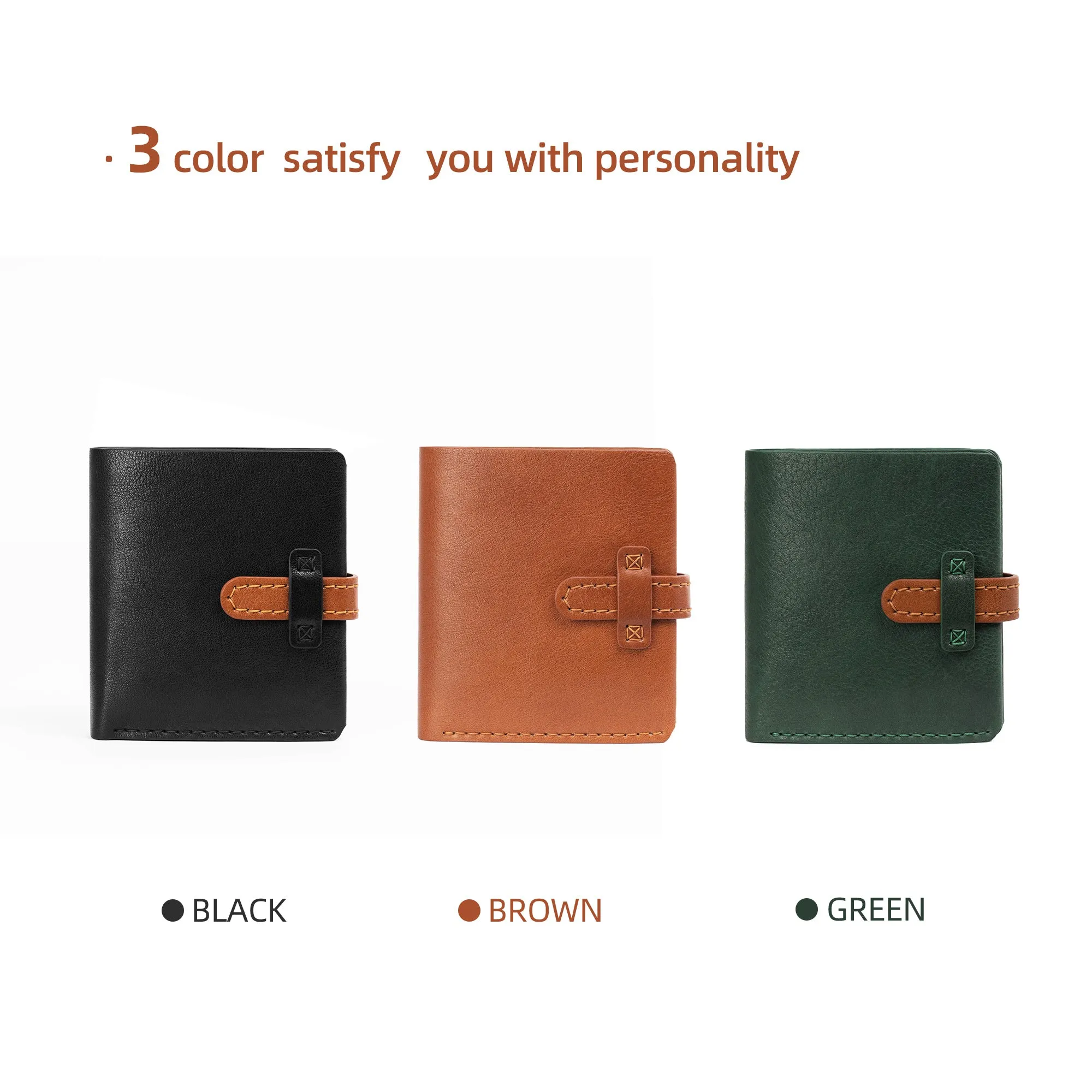 Retro Wallet Leather Bag Kit