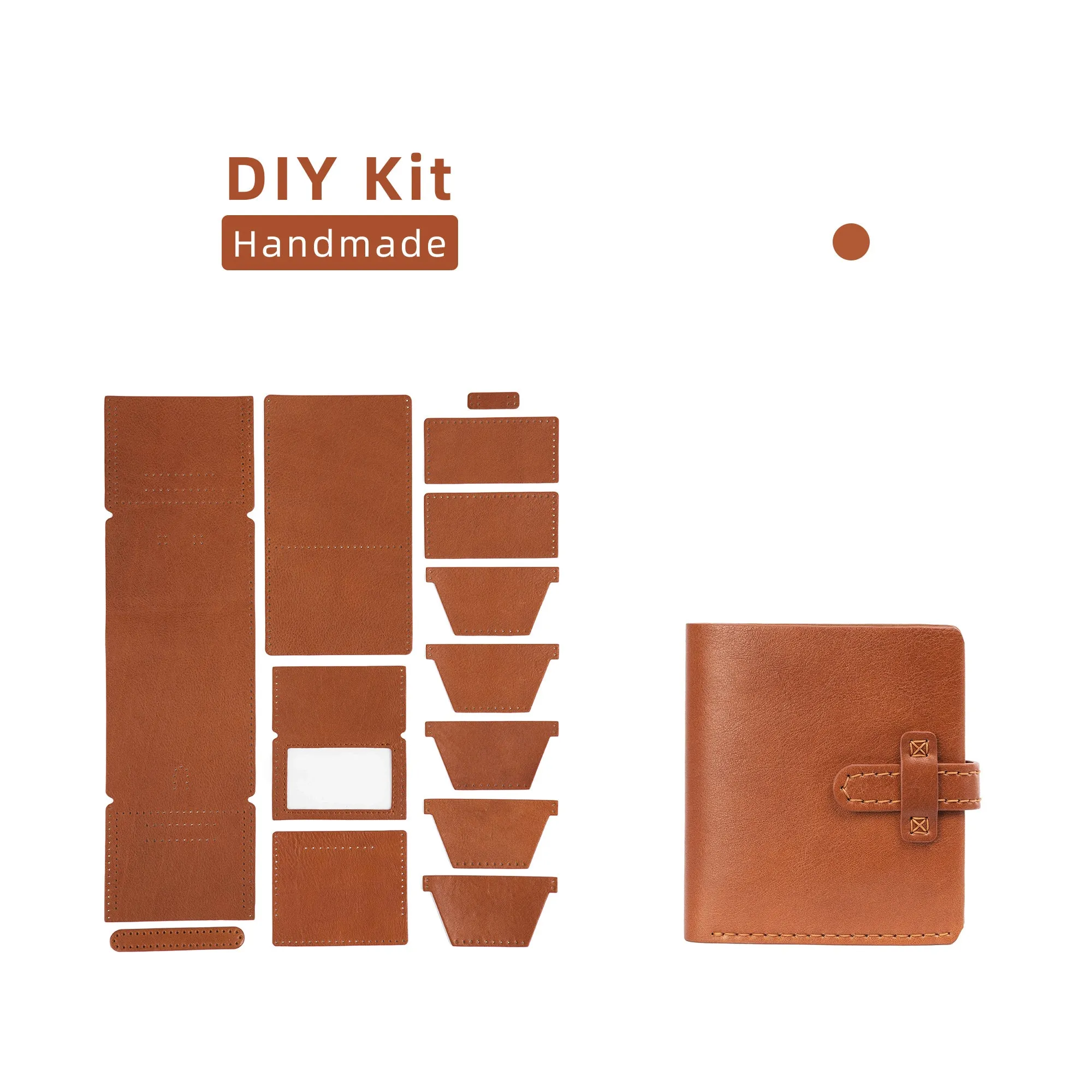 Retro Wallet Leather Bag Kit
