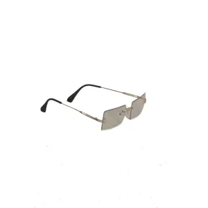 Rimless Clear Fashion Glasses.