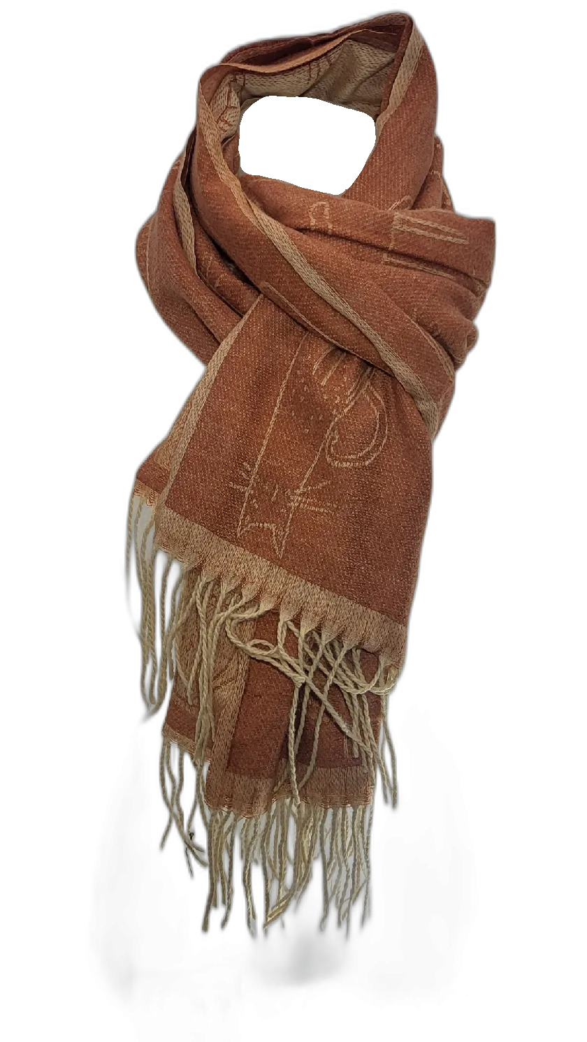 RMD2305-20 VERA TUCCI CAT PRINT SCARF NEW FOR AW23!