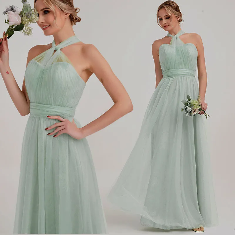 Sage Green MULTI WAY Sweetheart Tulle Bridesmaid Dress