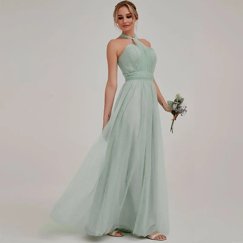 Sage Green MULTI WAY Sweetheart Tulle Bridesmaid Dress