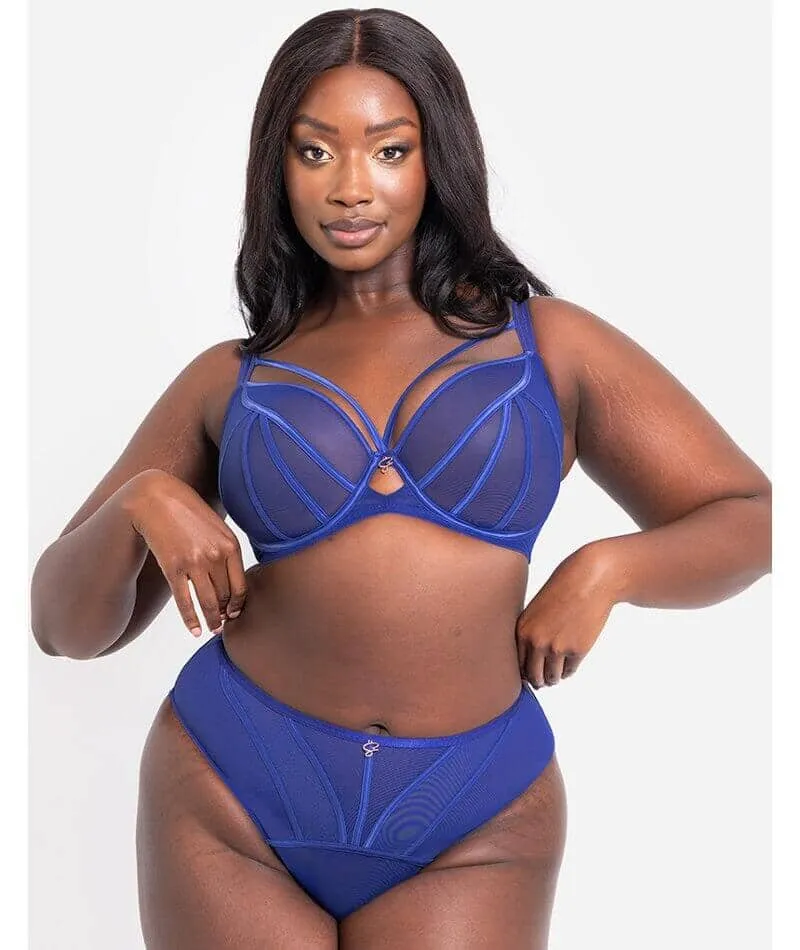 Scantilly Senses Plunge Bra - Ultraviolet