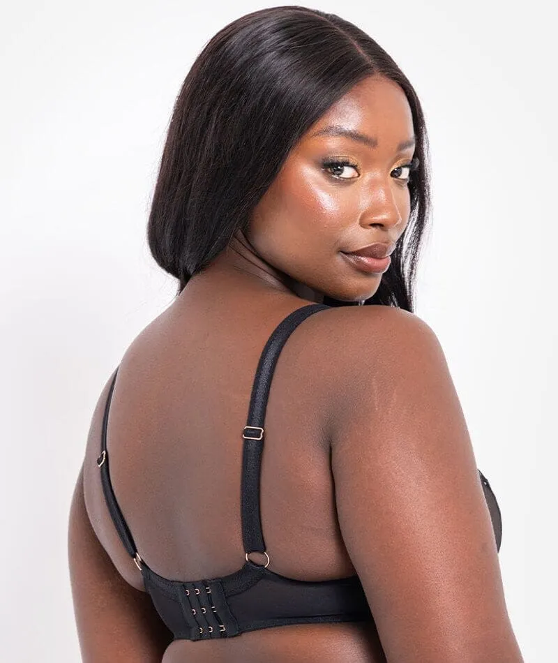 Scantilly Voltage Deep Plunge Bra - Black