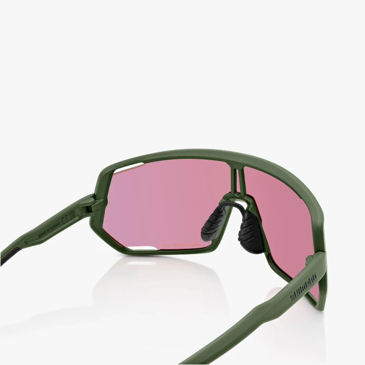 Shimano Technium 2 Sunglasses — Dark Olive Frame / RIDESCAPE Off-Road Lens