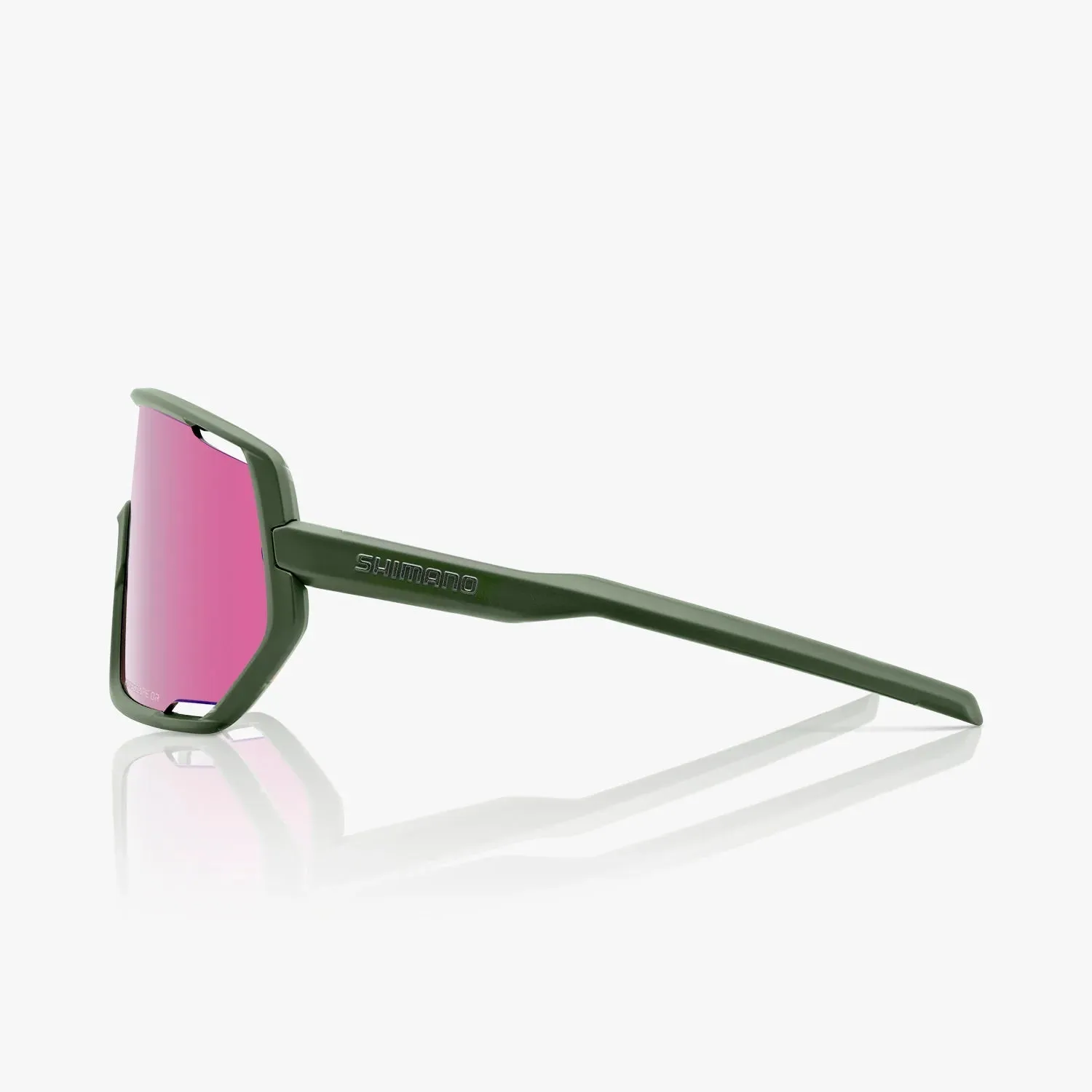 Shimano Technium 2 Sunglasses — Dark Olive Frame / RIDESCAPE Off-Road Lens