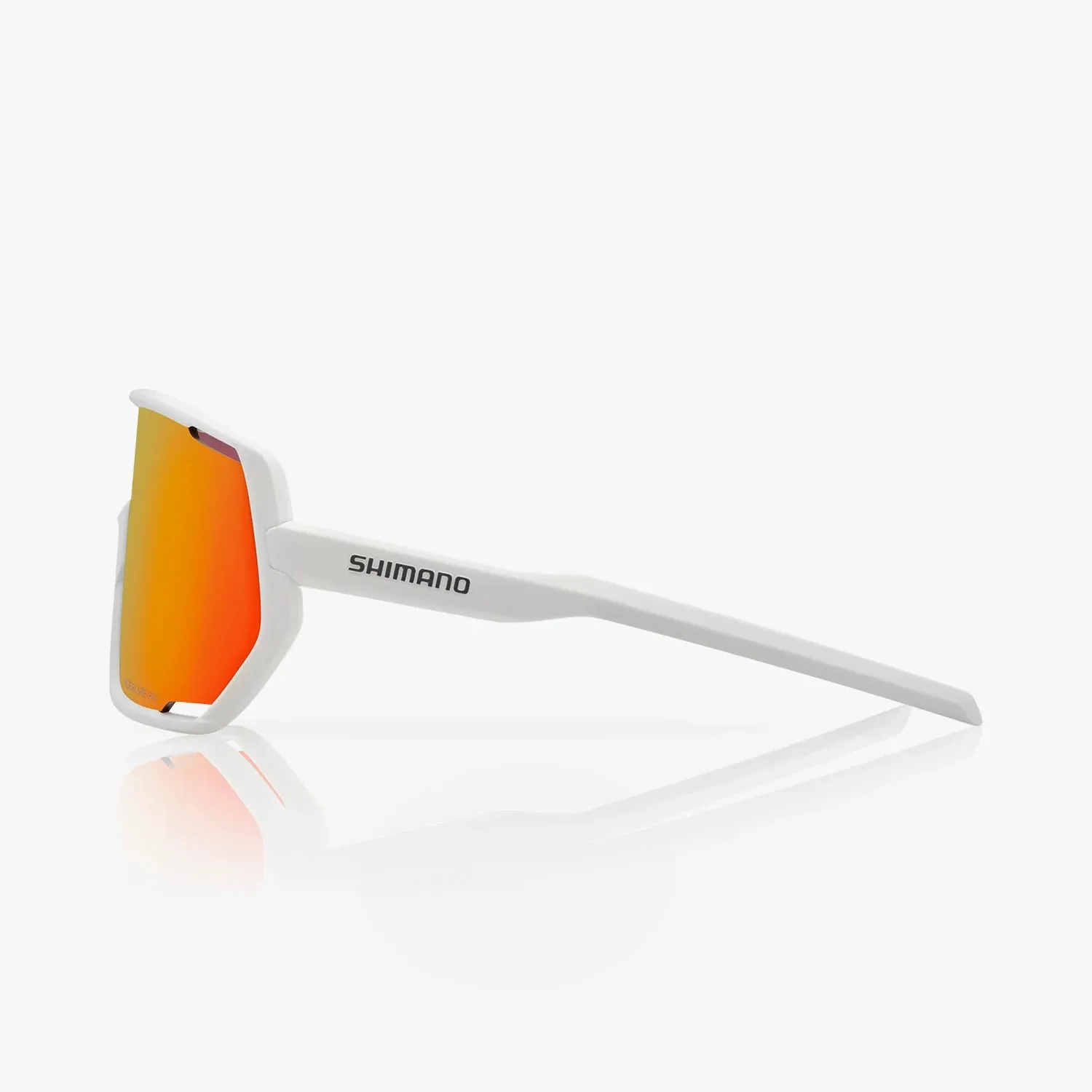 Shimano Technium 2 Sunglasses — Matte White Frame / RIDESCAPE Road Lens