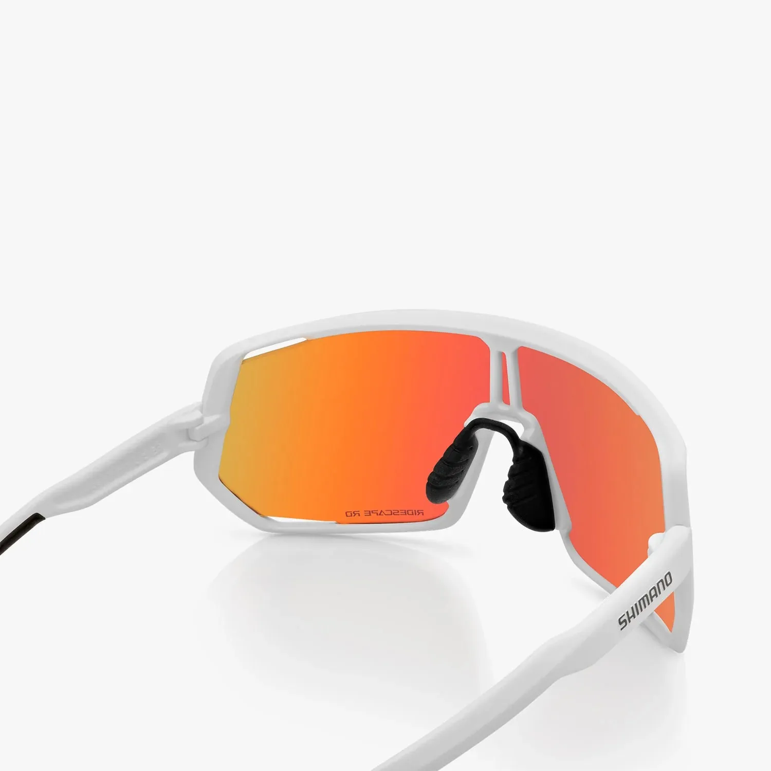 Shimano Technium 2 Sunglasses — Matte White Frame / RIDESCAPE Road Lens