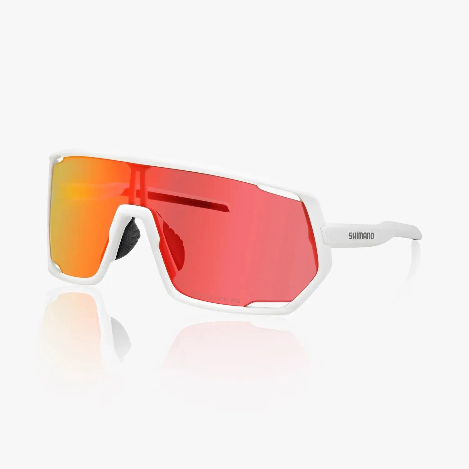 Shimano Technium 2 Sunglasses — Matte White Frame / RIDESCAPE Road Lens