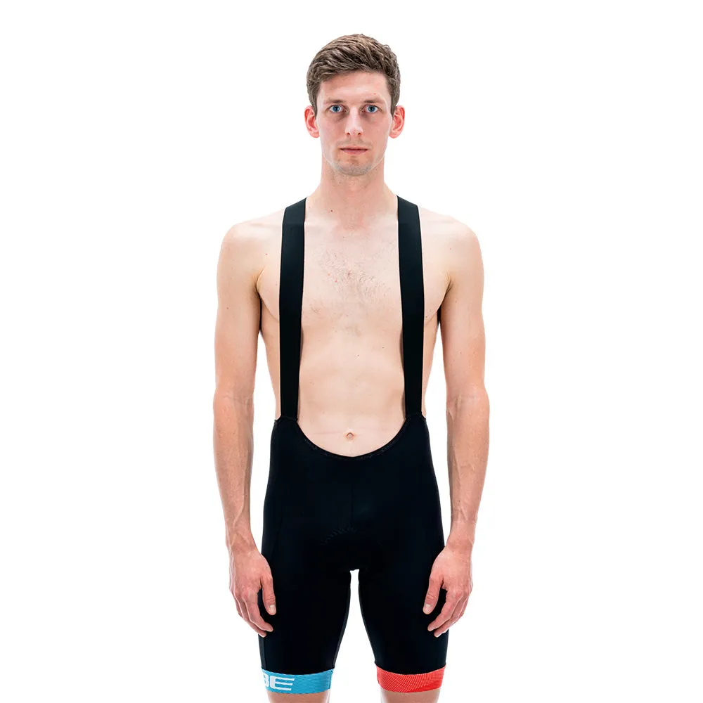 SHORT BIB CUBE TEAMLINE BLACK´N´BLUE´N´RED