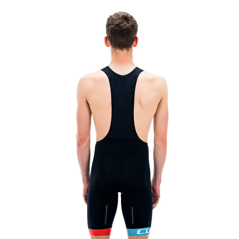 SHORT BIB CUBE TEAMLINE BLACK´N´BLUE´N´RED