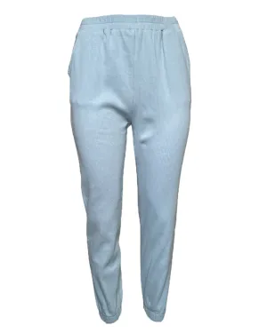 Soft Corduroy Jogger Pants in Blue