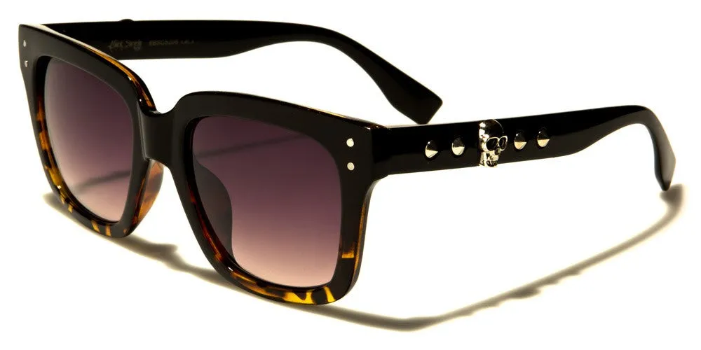 Spike Side Skull Sunglasses