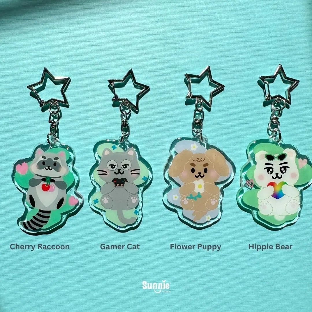 SVT Animal Acrylic Keychain