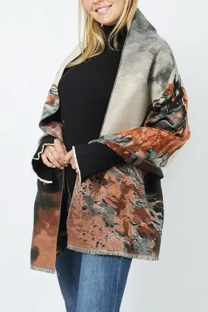 The Mane Attraction Scarf, Orange