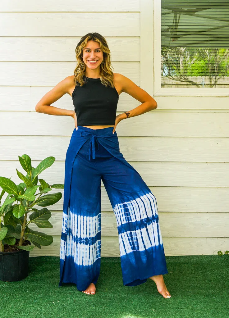 Tidal Flow Palazzo Wrap Pants