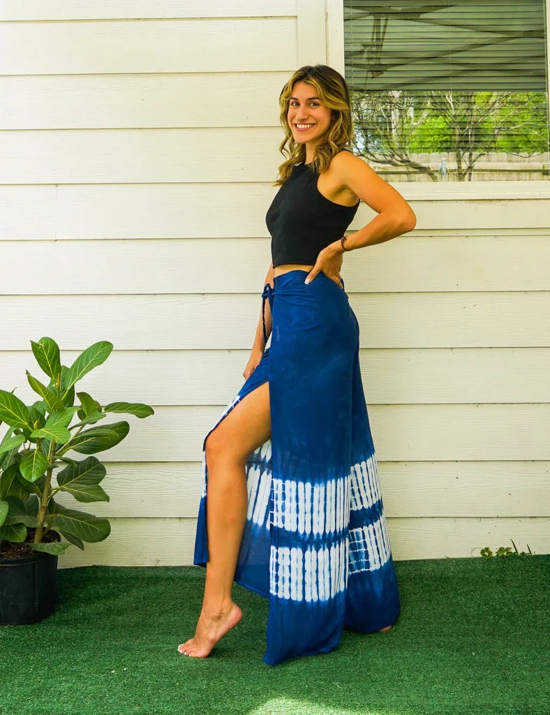Tidal Flow Palazzo Wrap Pants