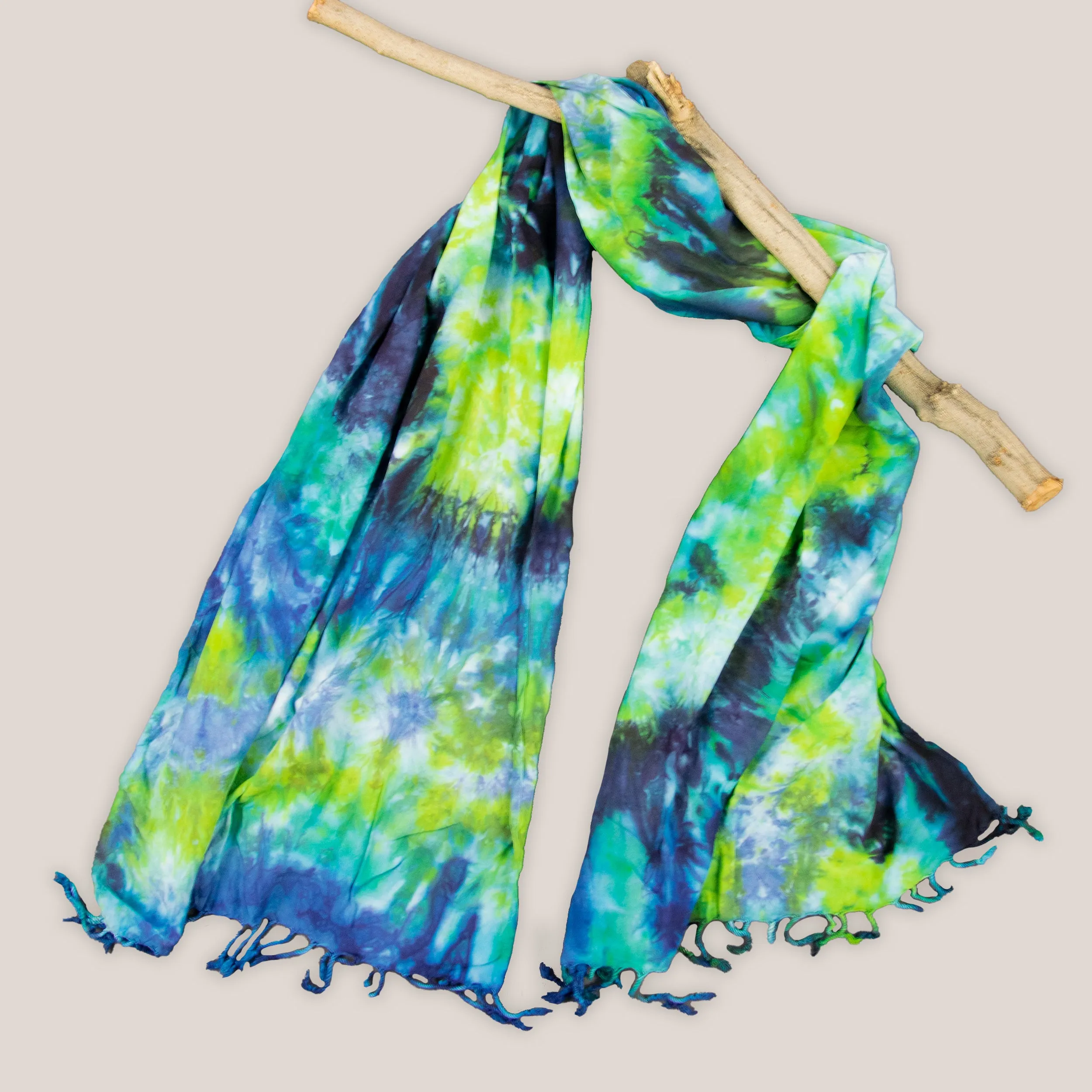 Tropical Island Tie Dye Scarf