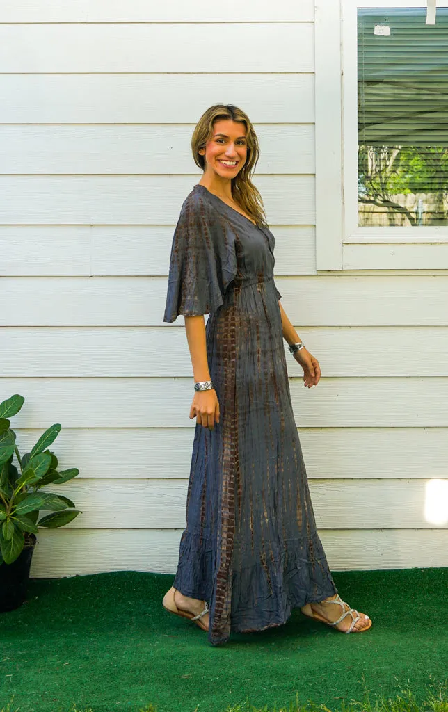 Twilight Breeze Maxi Tiered Dress
