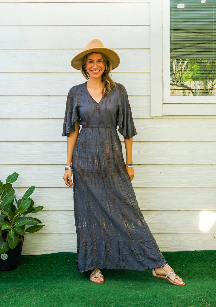 Twilight Breeze Maxi Tiered Dress