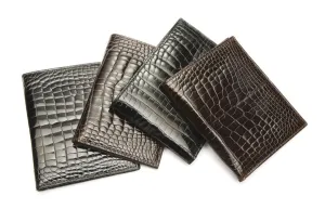 Vertical Crocodile Wallet