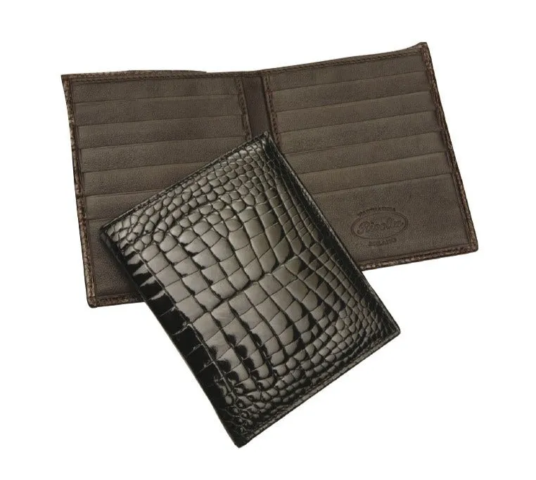 Vertical Crocodile Wallet