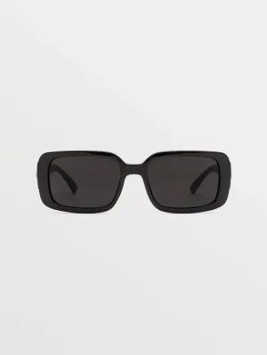 Volcom True Sunglasses Gloss Black/Gray