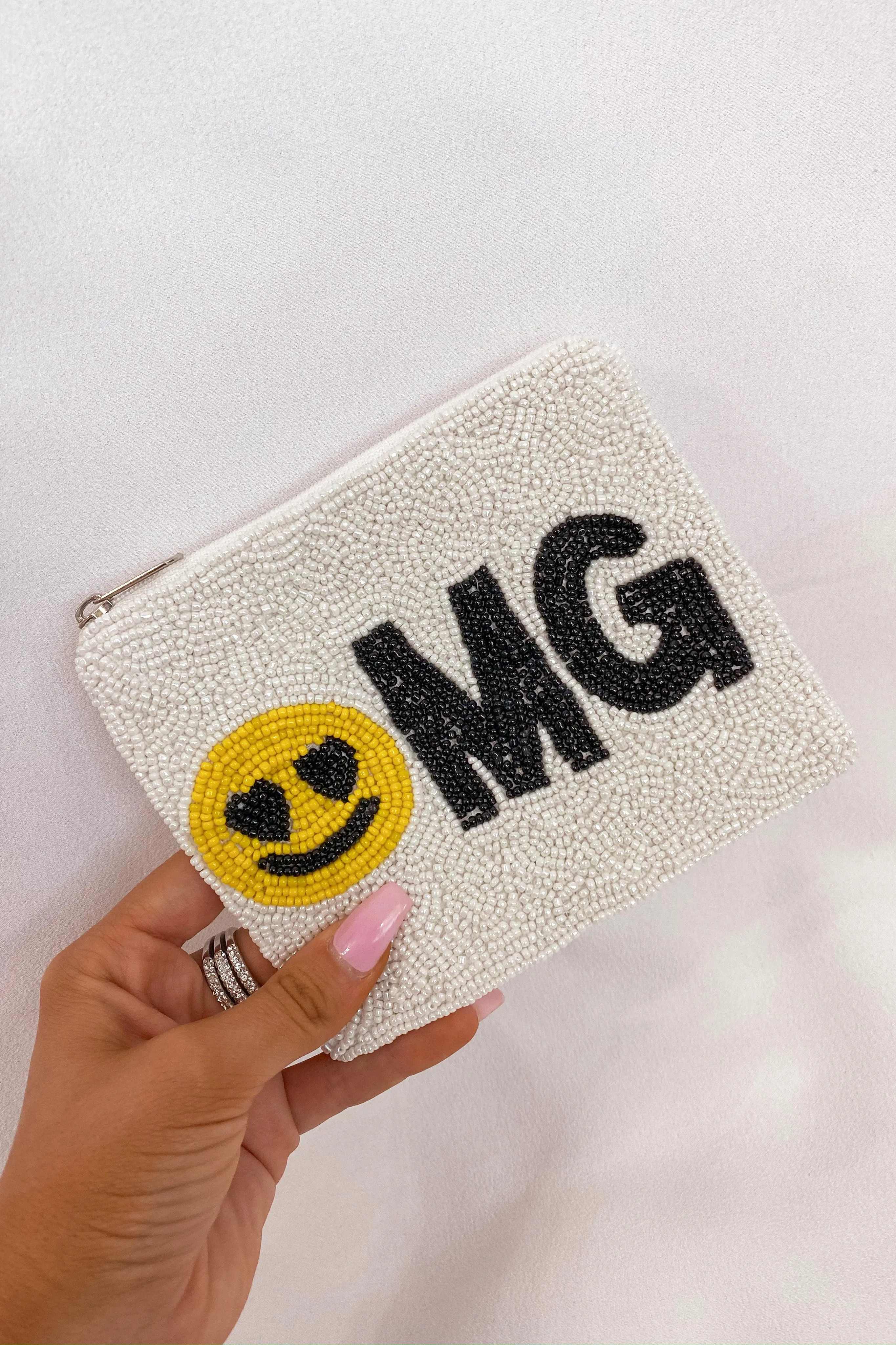 Wanderlust Beaded Mini Pouch