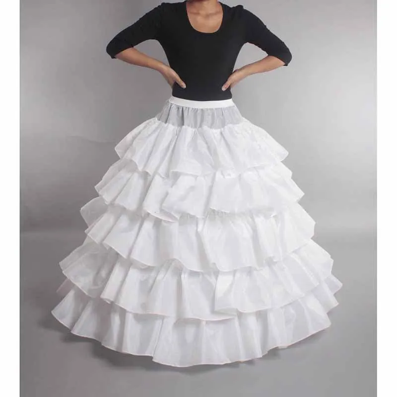 Women Wedding Petticoat Crinoline Underskirt Slips Underskirt