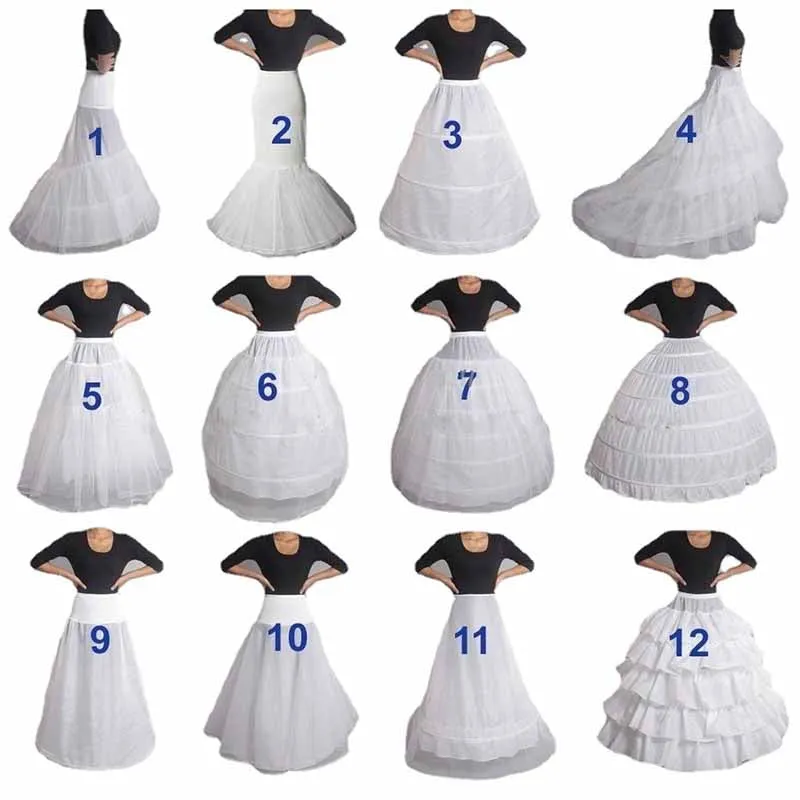 Women Wedding Petticoat Crinoline Underskirt Slips Underskirt