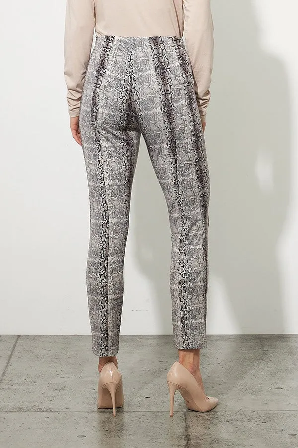 Women's Joseph Ribkoff | Animal Print Slimming Pant | Black